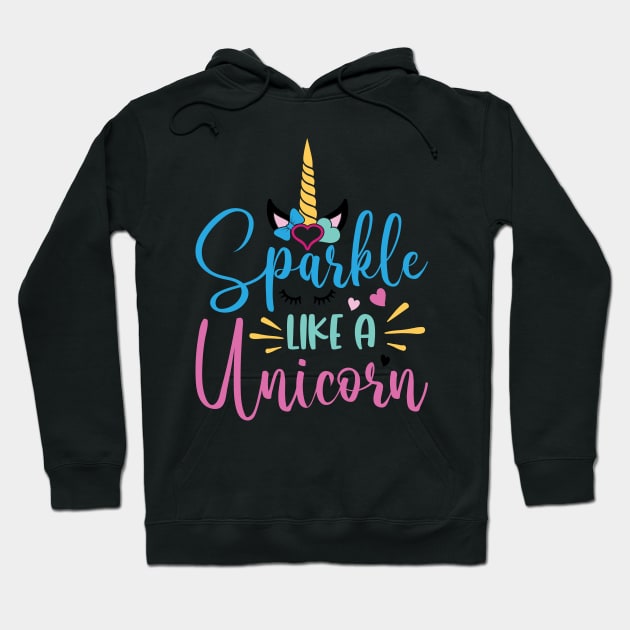 sparkle like a unicorn Hoodie by busines_night